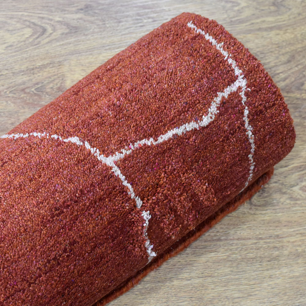 Gage Hand Knotted Silk & Wool Area Rug