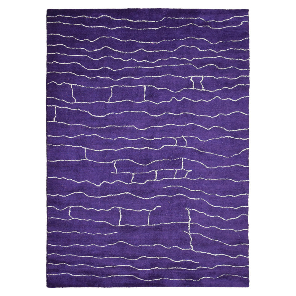 Sea Hand Knotted Loom Silk Mix Area Rug