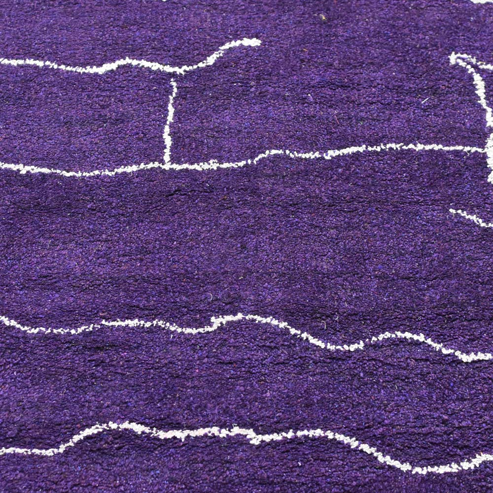 Sea Hand Knotted Loom Silk Mix Area Rug