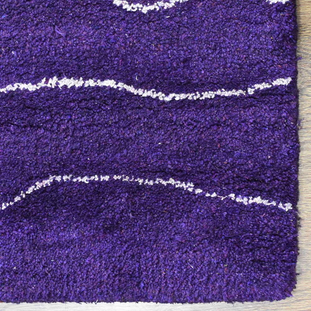 Sea Hand Knotted Loom Silk Mix Area Rug