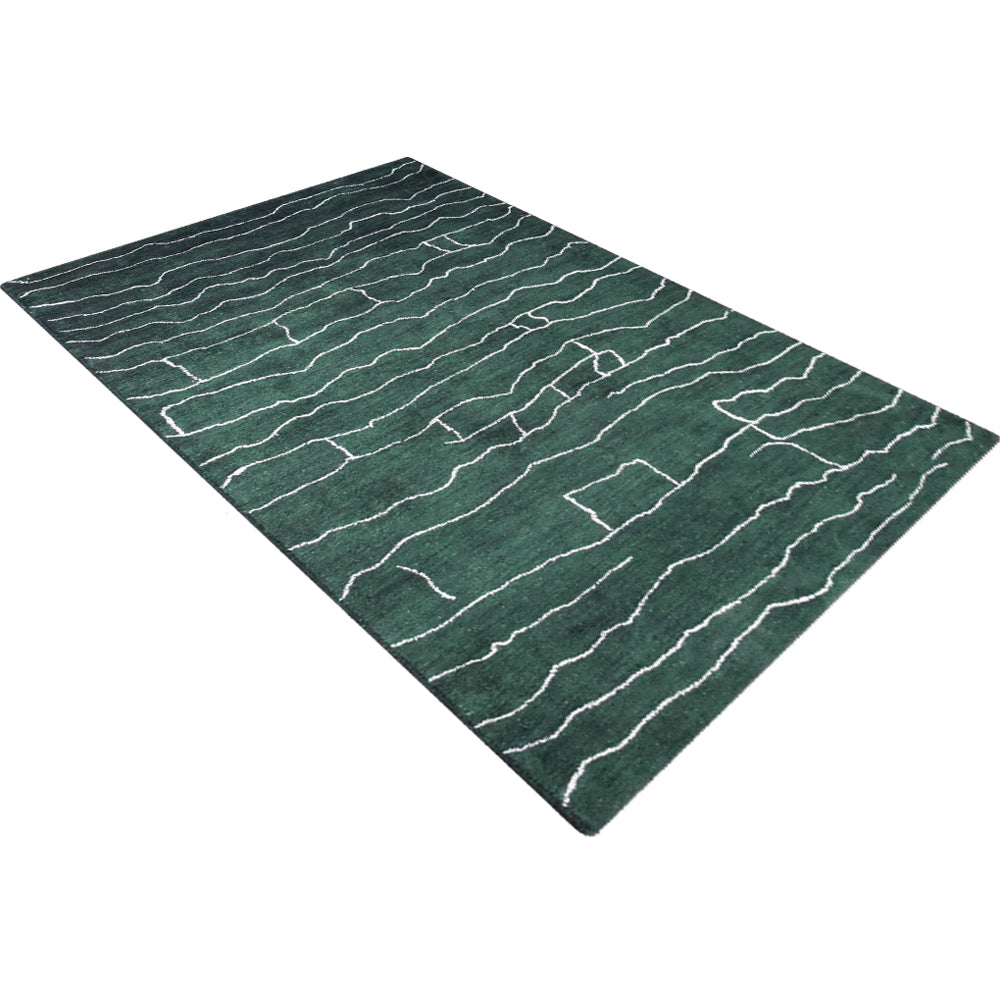 Sea Hand Knotted Loom Silk Mix Area Rug