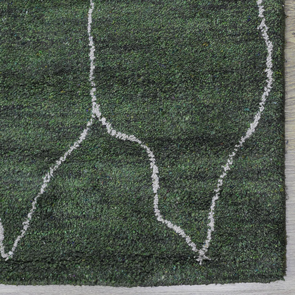 Zorah Hand Knotted Silk & Wool Rug