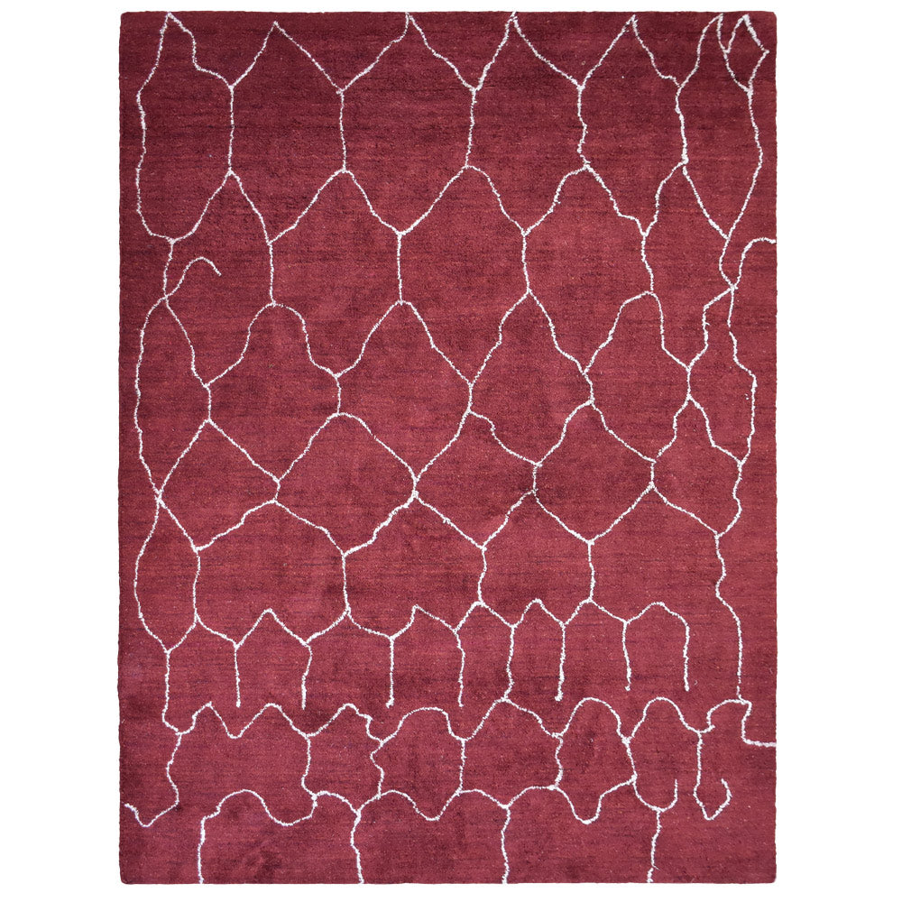 Zorah Hand Knotted Silk & Wool Rug