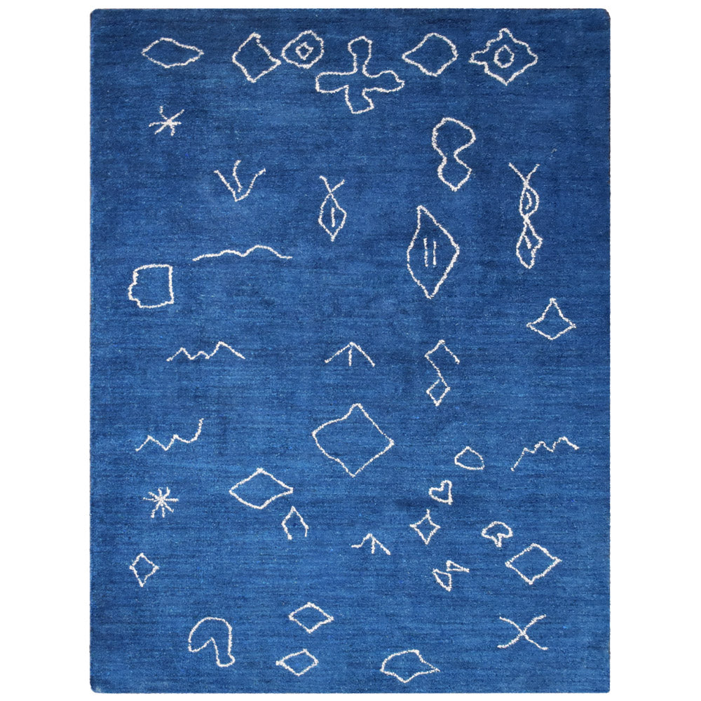 Ava Hand Knotted Silk & Wool Area Rug