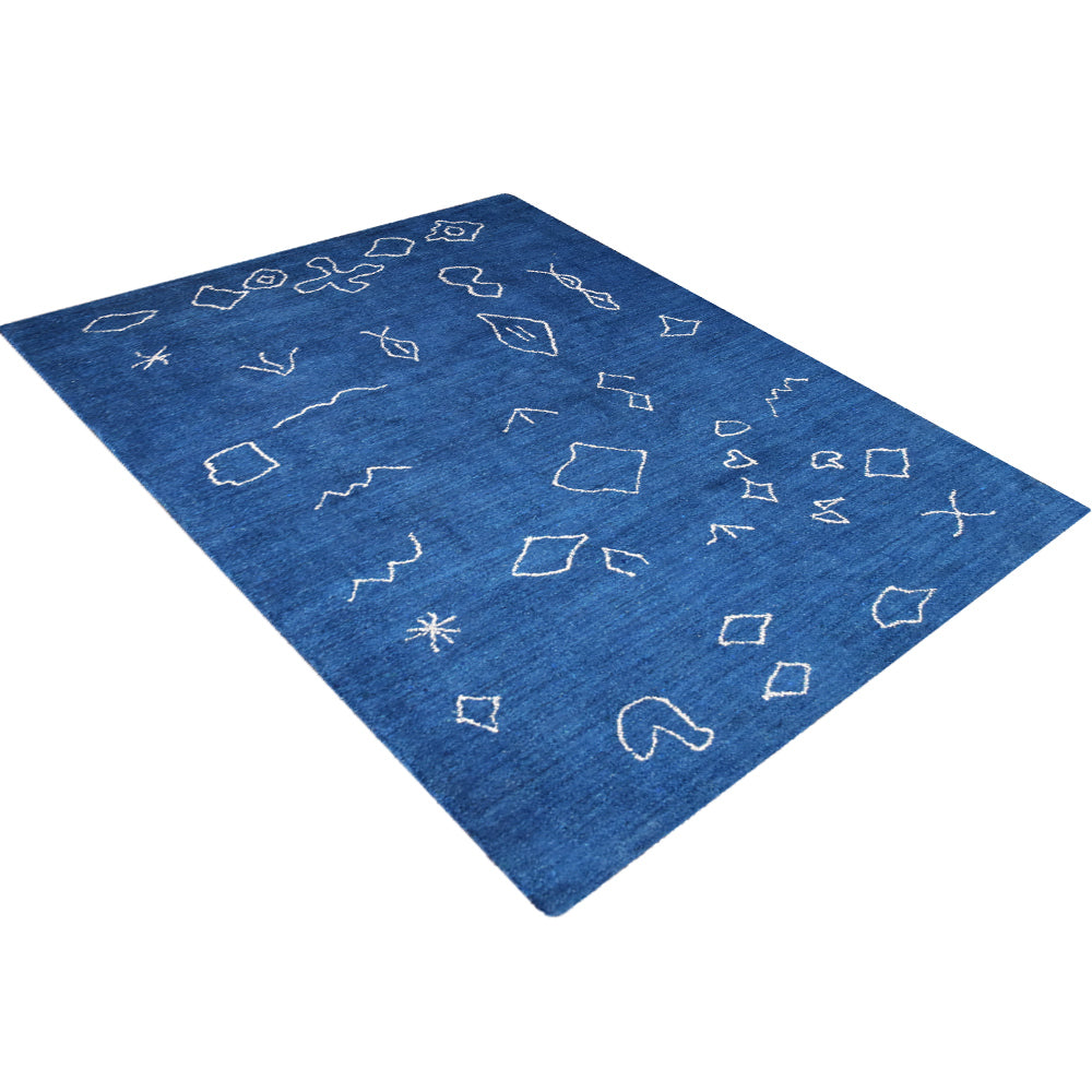 Ava Hand Knotted Silk & Wool Area Rug