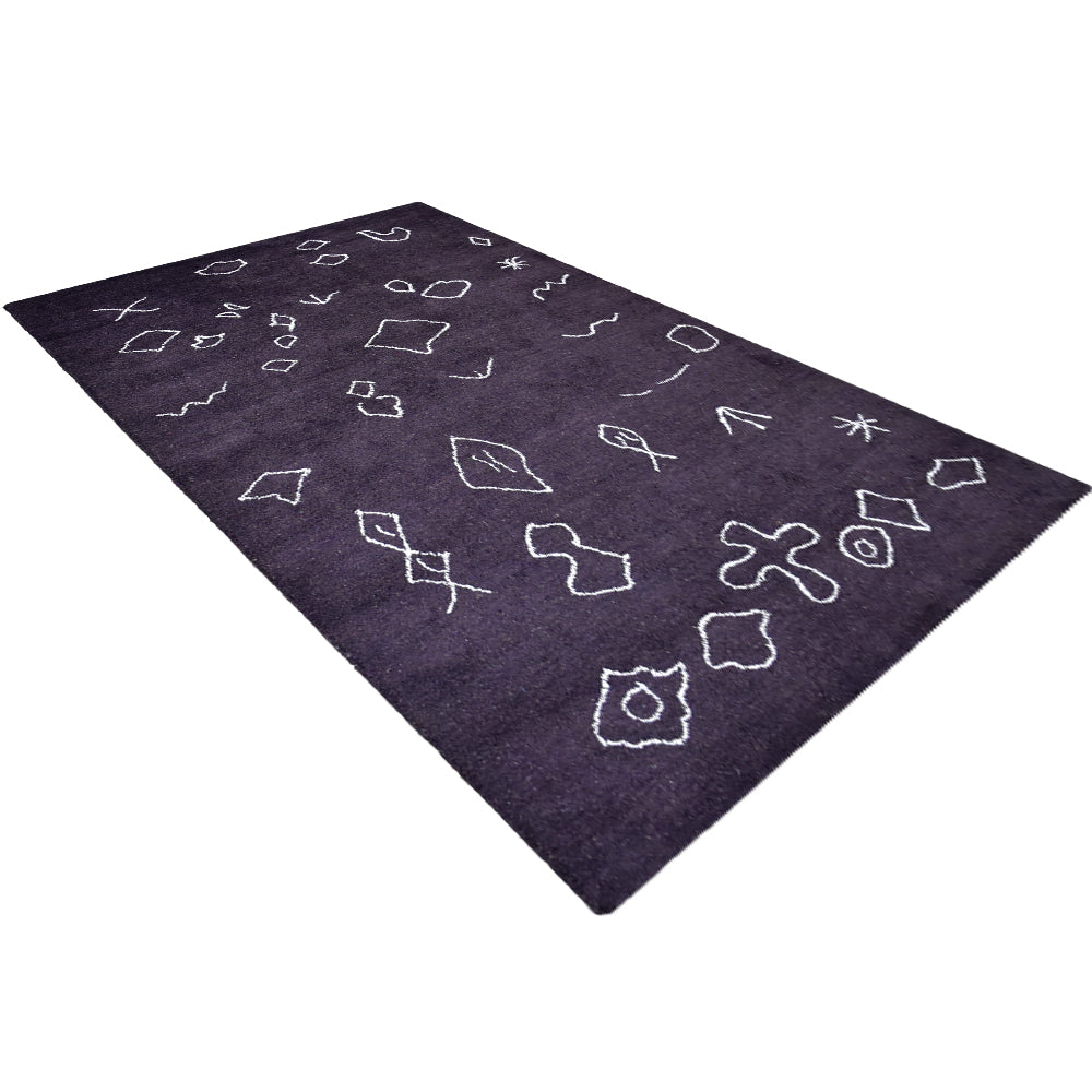 Ava Hand Knotted Silk & Wool Area Rug