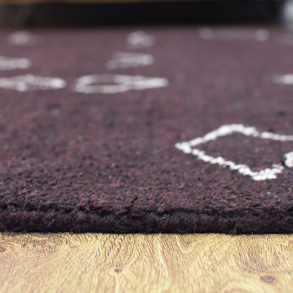 Ava Hand Knotted Silk & Wool Area Rug