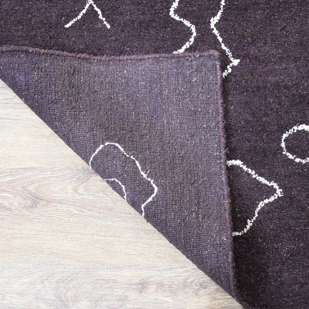 Ava Hand Knotted Silk & Wool Area Rug