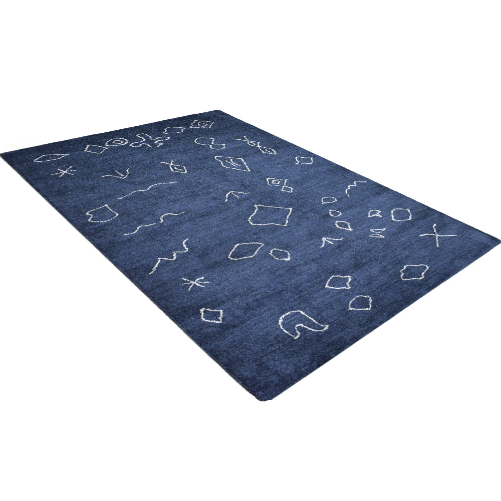 Ava Hand Knotted Silk & Wool Area Rug