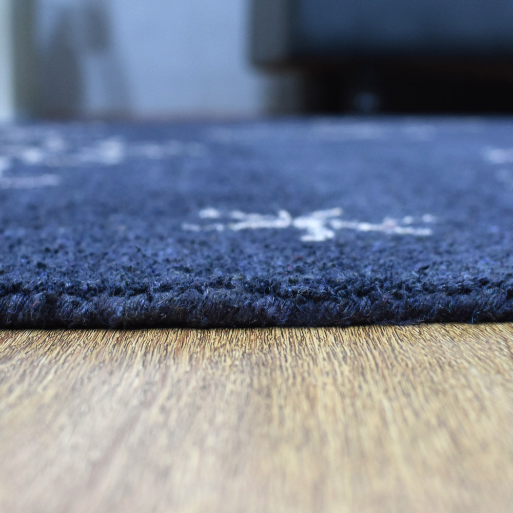 Ava Hand Knotted Silk & Wool Area Rug