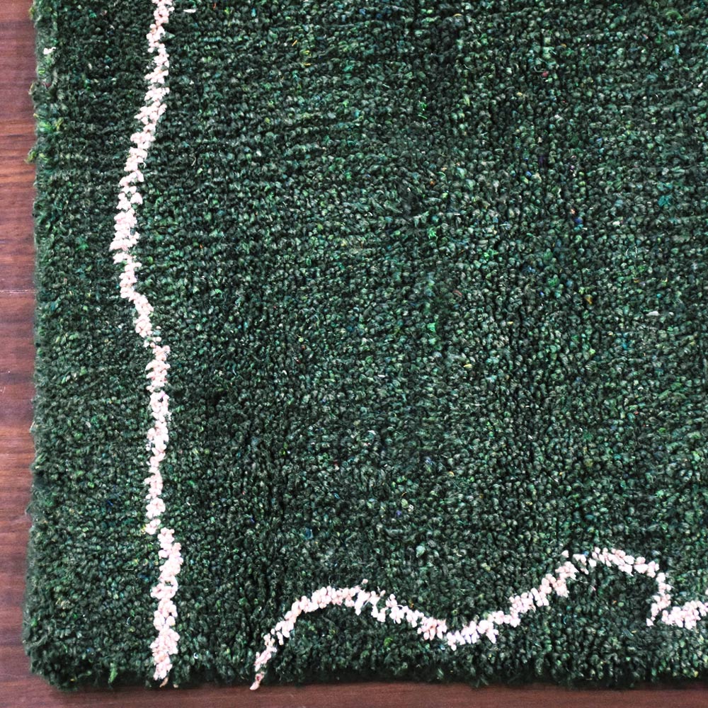 Ava Hand Knotted Silk & Wool Area Rug