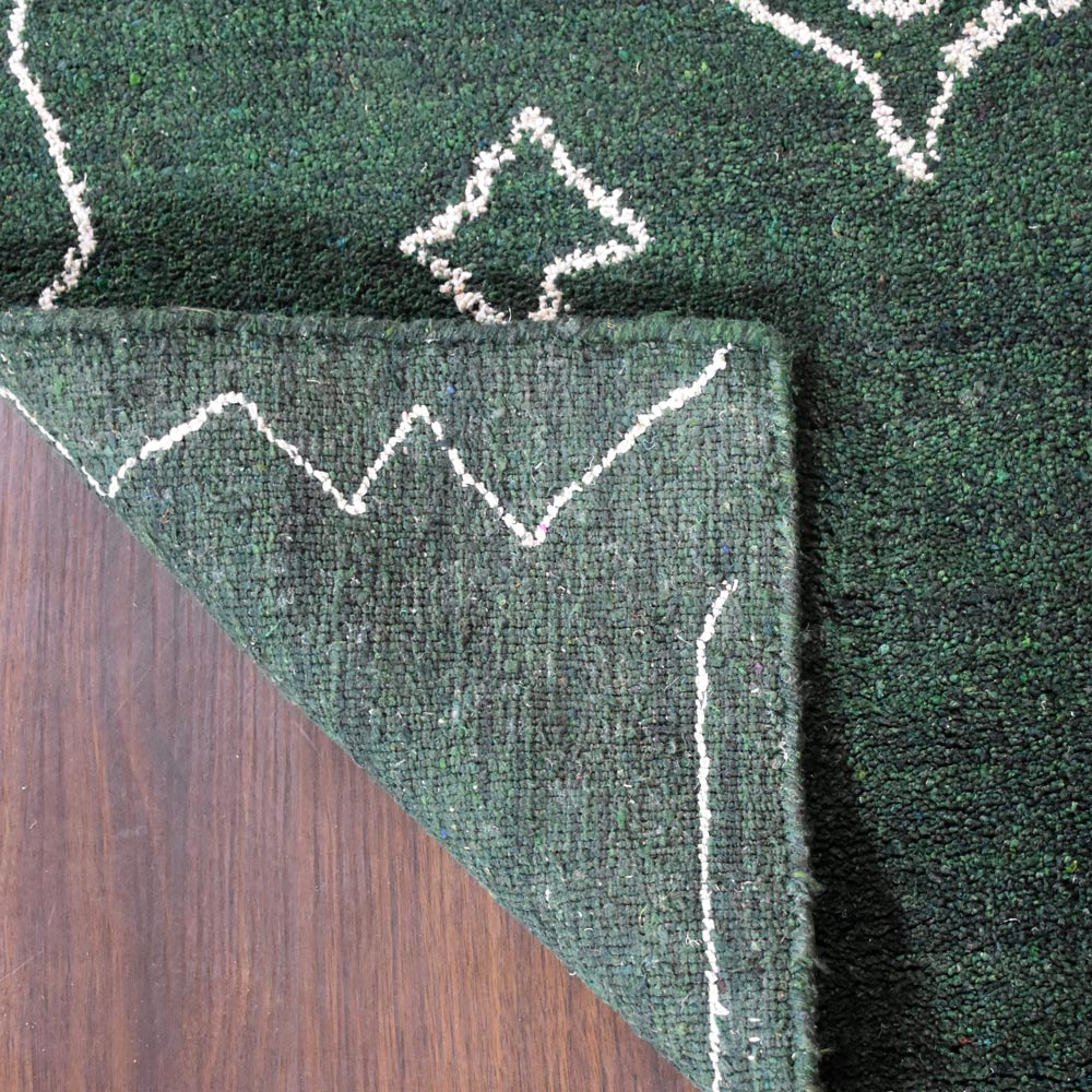 Ava Hand Knotted Silk & Wool Area Rug