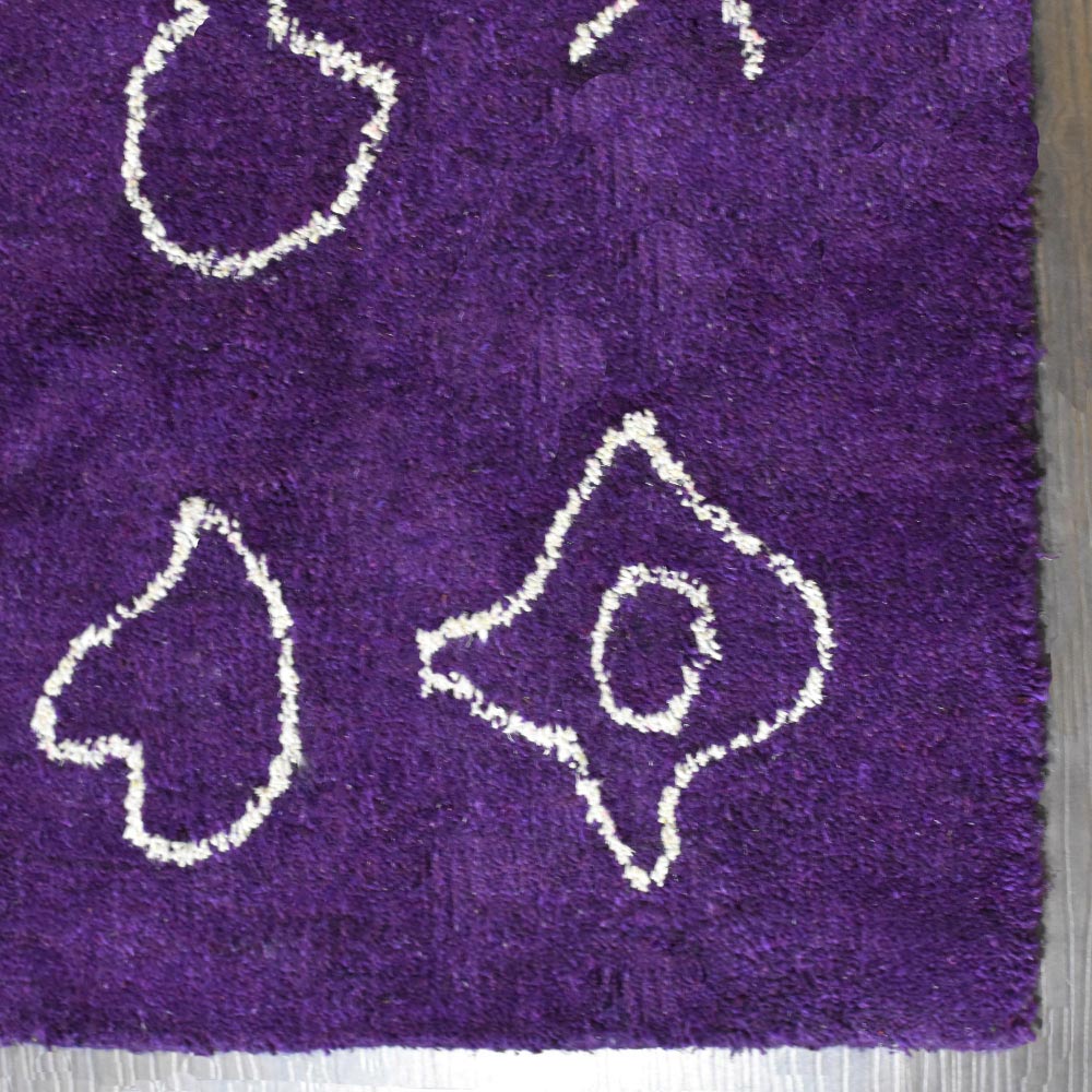 Ava Hand Knotted Silk & Wool Area Rug