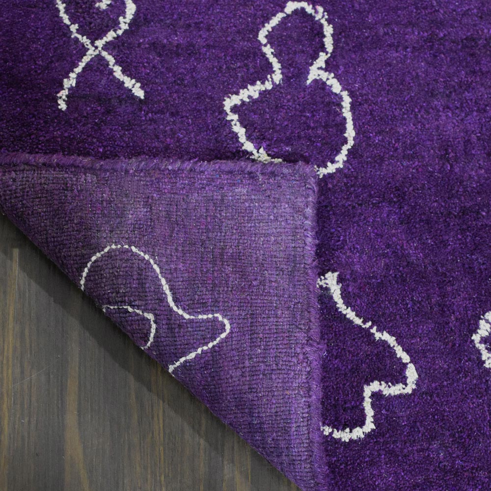 Ava Hand Knotted Silk & Wool Area Rug