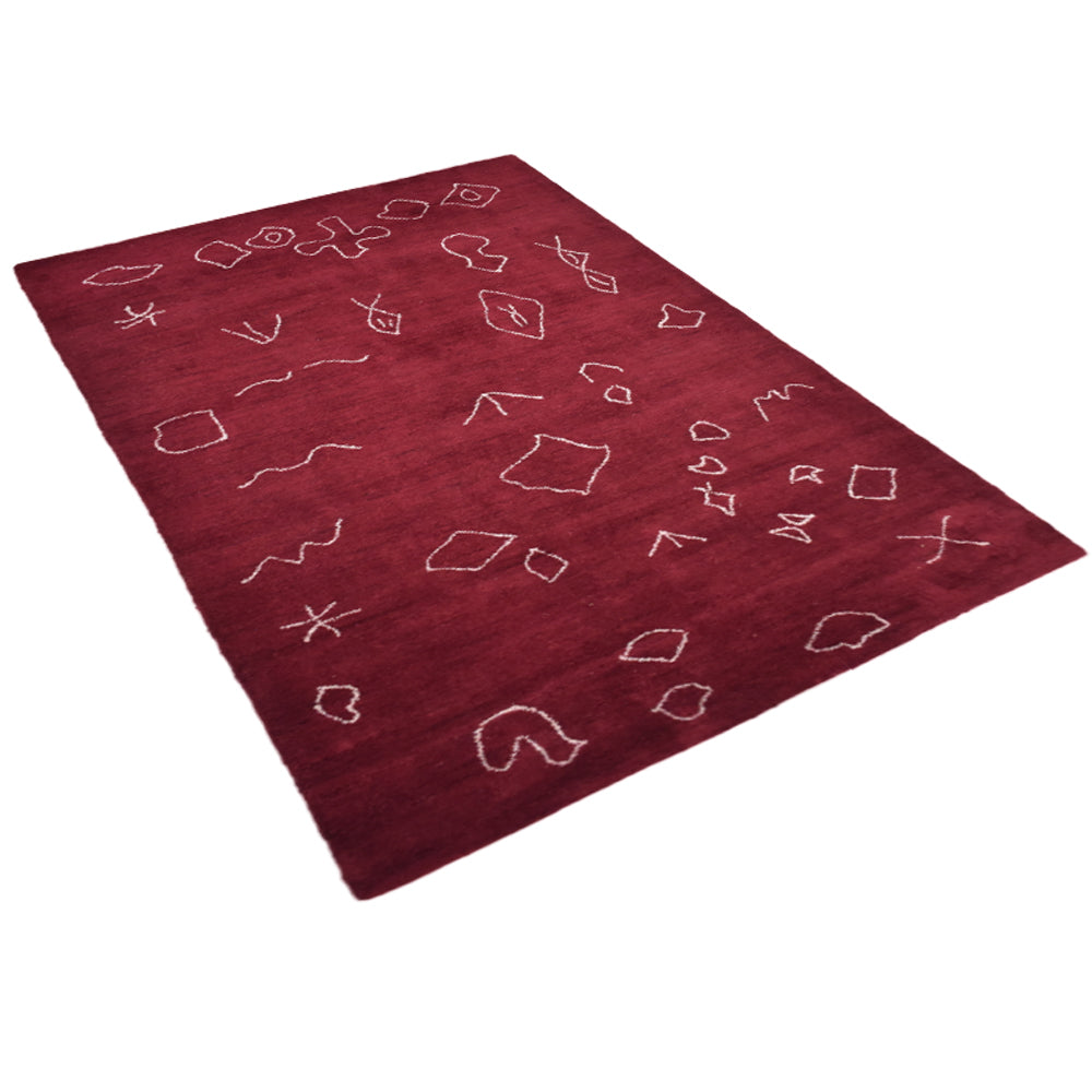 Ava Hand Knotted Silk & Wool Area Rug