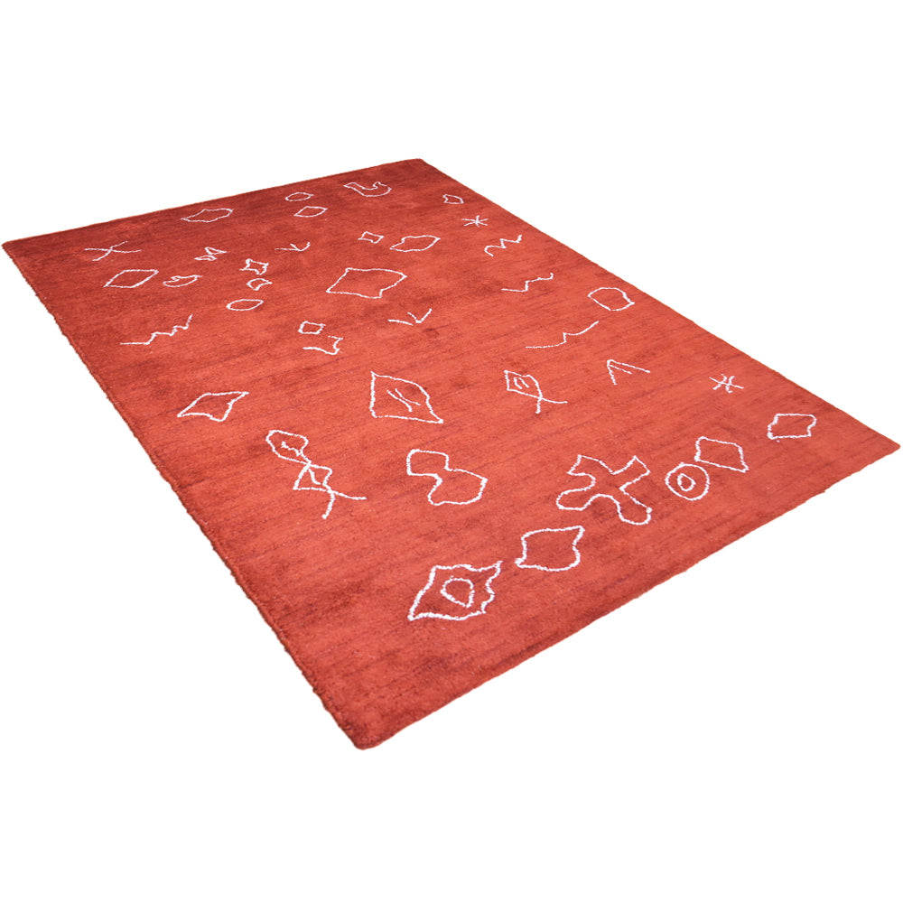 Ava Hand Knotted Silk & Wool Area Rug