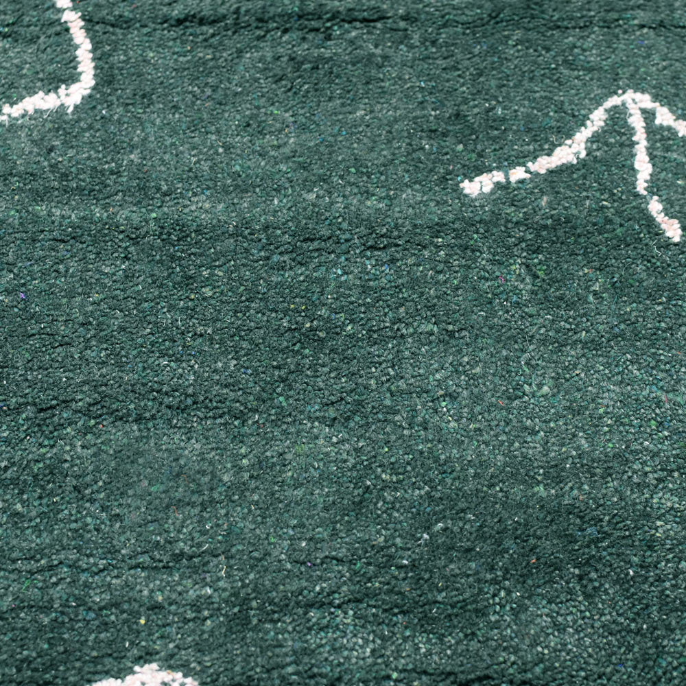 Ava Hand Knotted Silk & Wool Area Rug