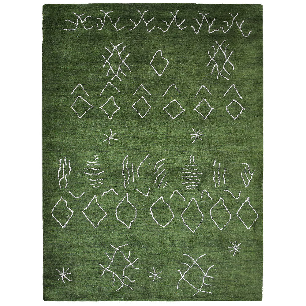 Yolt Hand Knotted Silk & Wool Rug