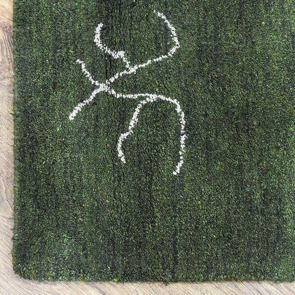 Yolt Hand Knotted Silk & Wool Rug