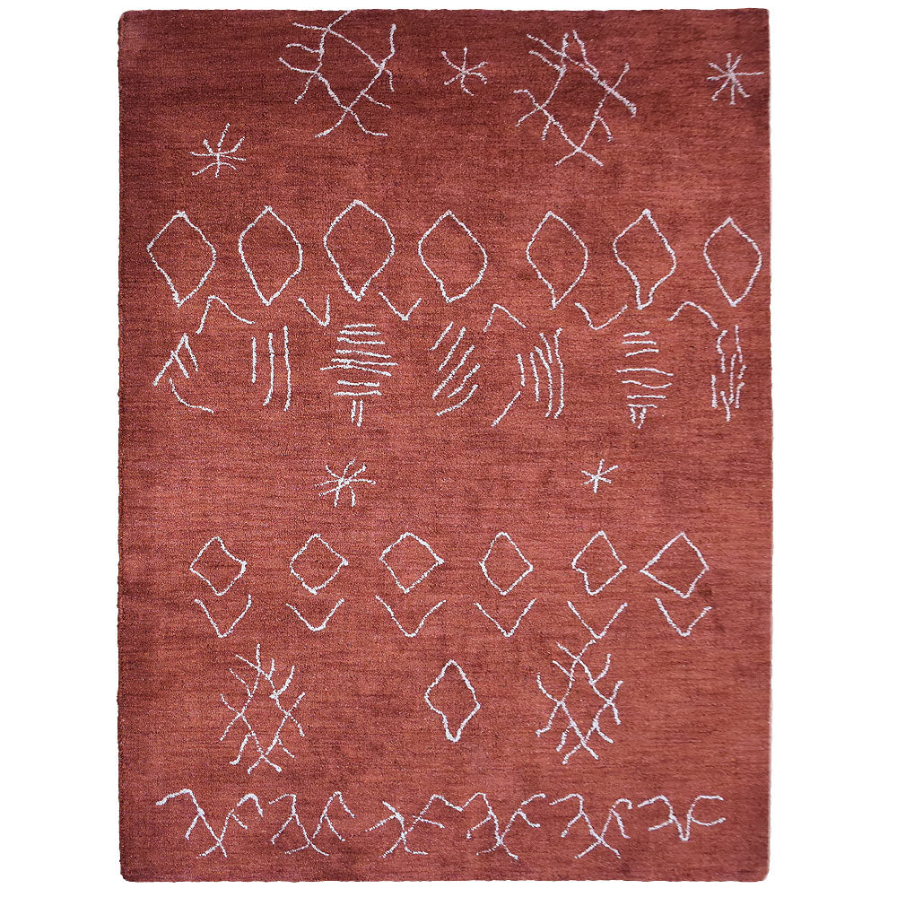Yolt Hand Knotted Silk & Wool Rug