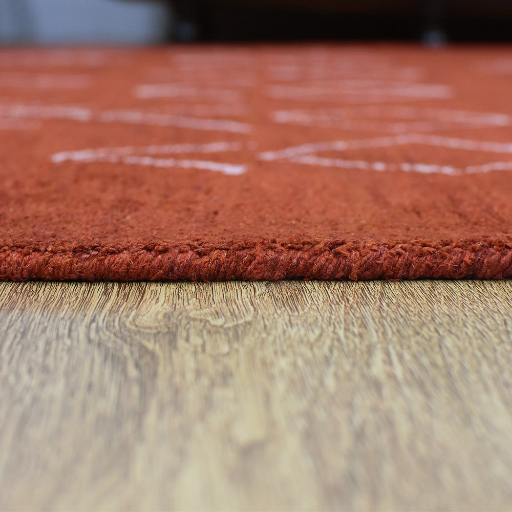 Yolt Hand Knotted Silk & Wool Rug