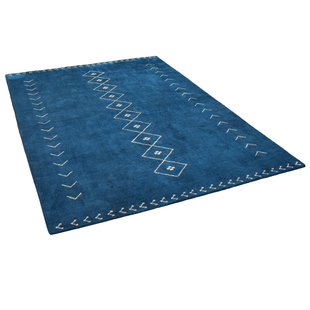 Varenna Hand Knotted Loom Silk Mix Area Rug