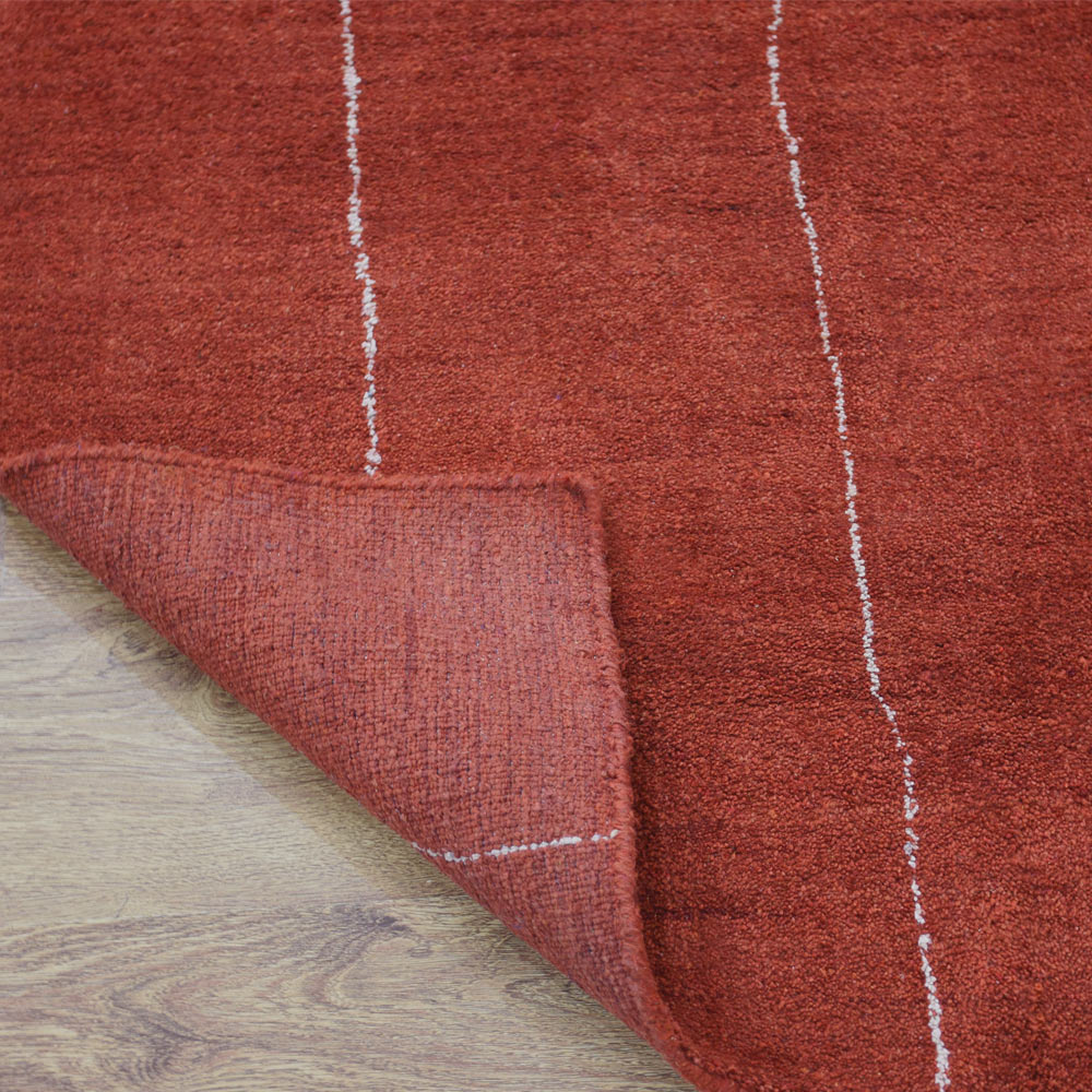 Thal Hand Knotted Silk & Wool Area Rug