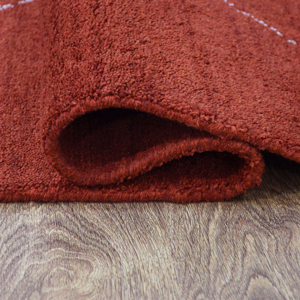 Thal Hand Knotted Silk & Wool Area Rug