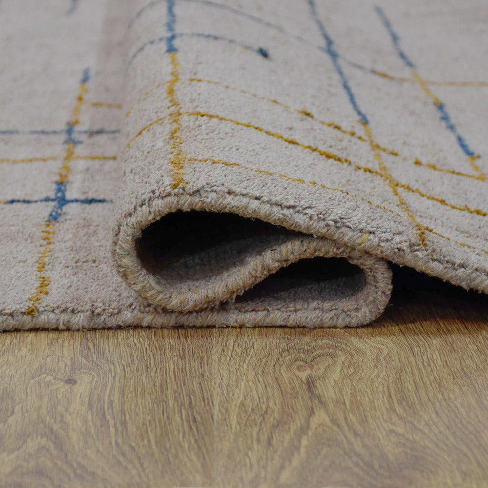 Zakynthos Hand Knotted Loom Silk Mix Area Rug