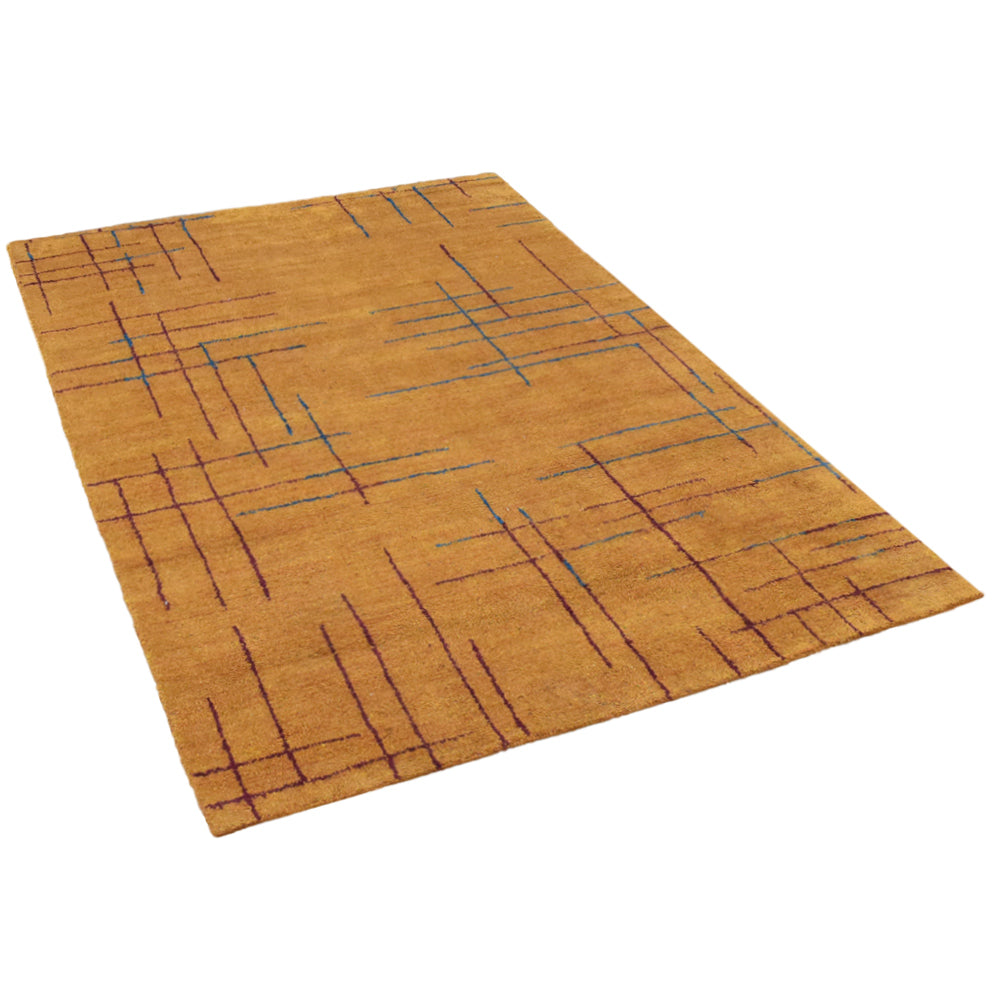 Zakynthos Hand Knotted Loom Silk Mix Area Rug