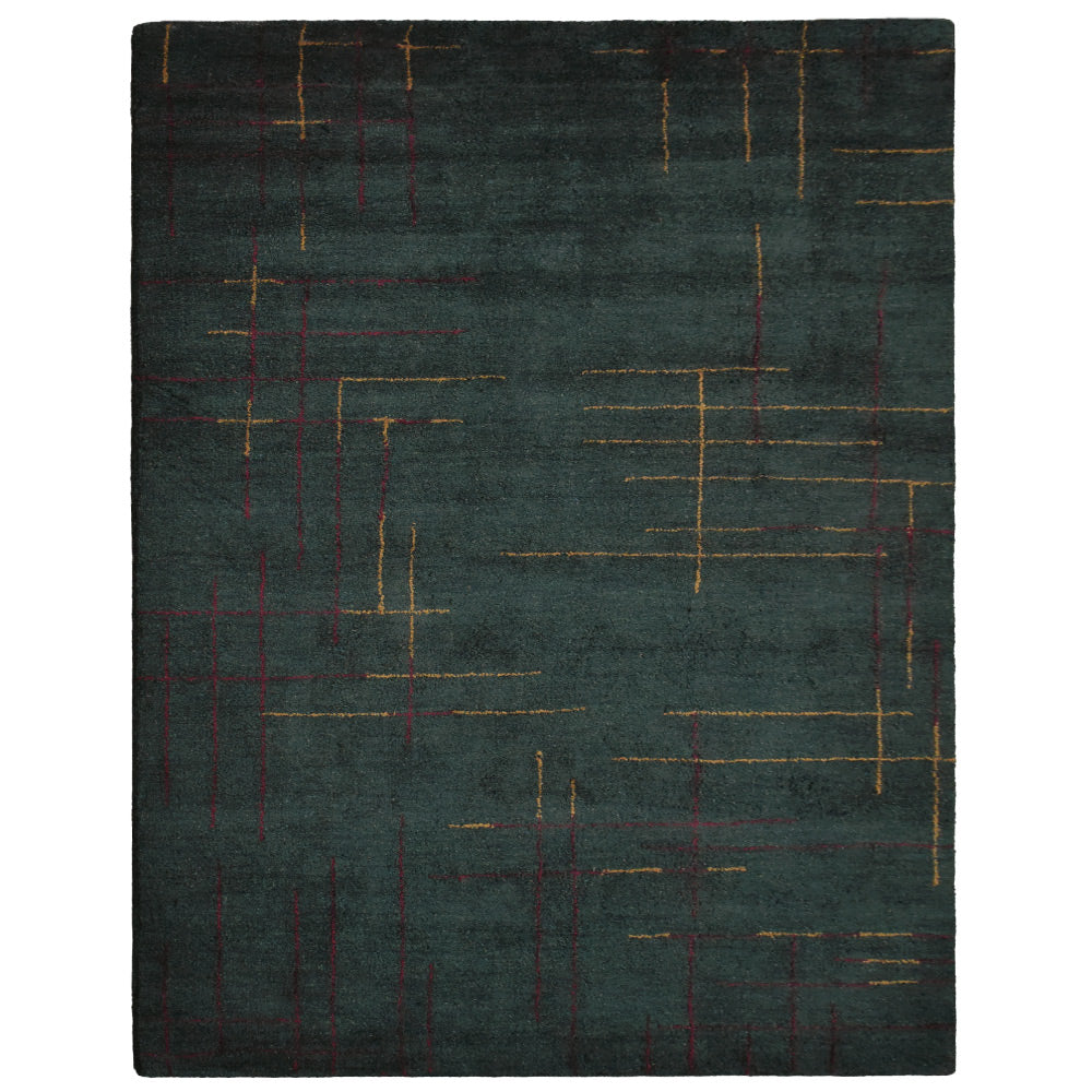Zakynthos Hand Knotted Loom Silk Mix Area Rug