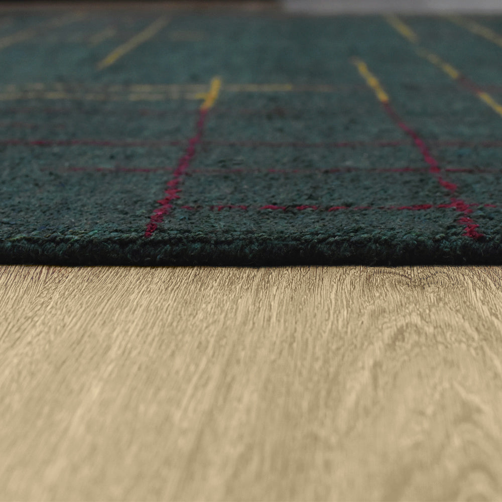 Zakynthos Hand Knotted Loom Silk Mix Area Rug