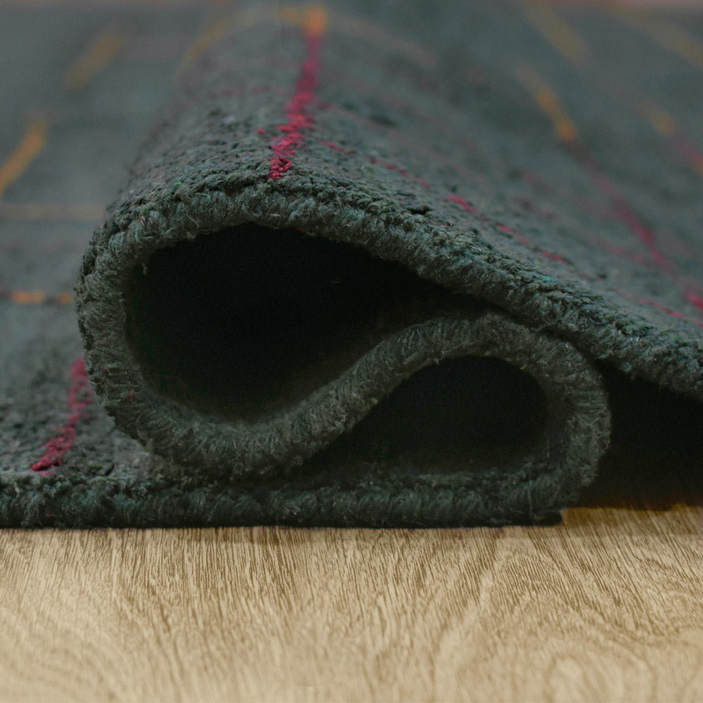 Zakynthos Hand Knotted Loom Silk Mix Area Rug