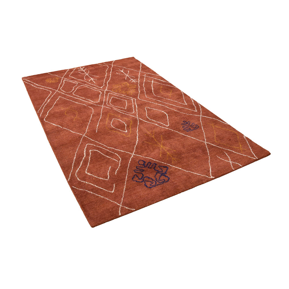 Niseko Hand Knotted Loom Silk Mix Area Rug