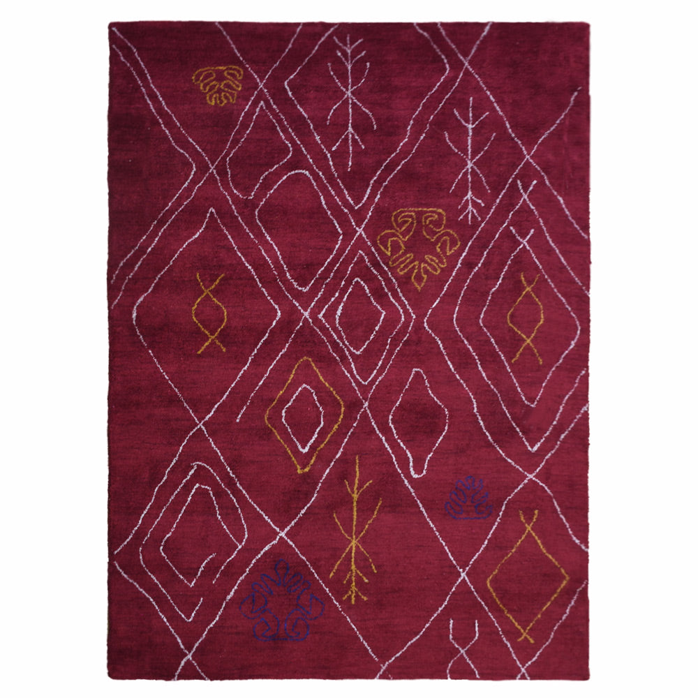 Niseko Hand Knotted Loom Silk Mix Area Rug