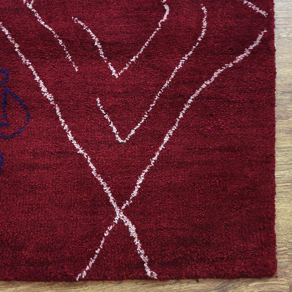 Niseko Hand Knotted Loom Silk Mix Area Rug
