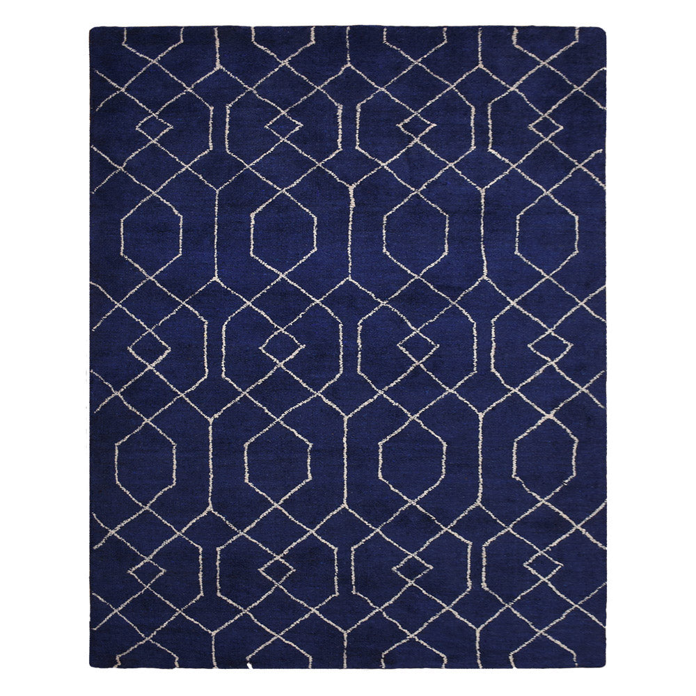 Isafjördur Hand Knotted Loom Silk Mix Area Rug