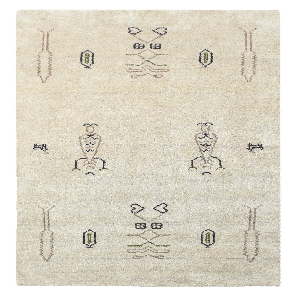 Nola Hand Knotted Silk & Wool Rug