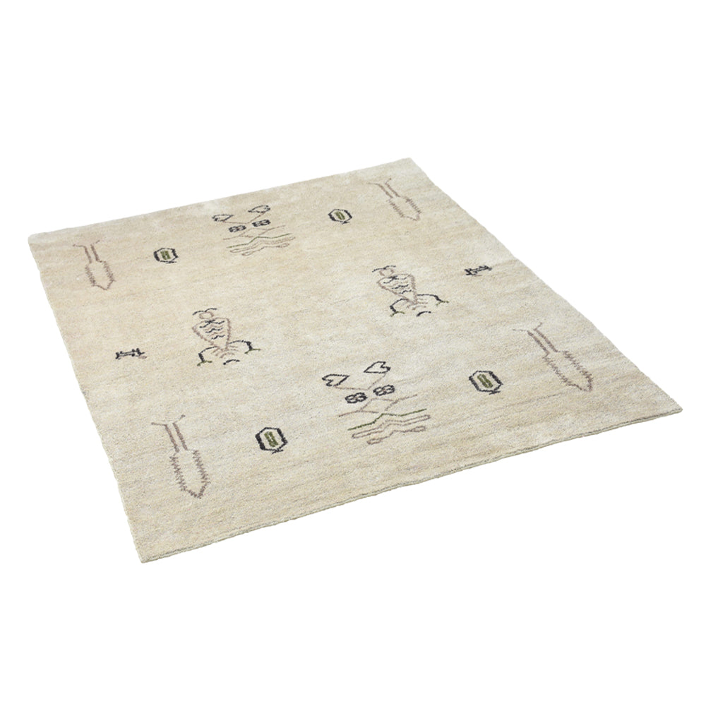 Nola Hand Knotted Silk & Wool Rug