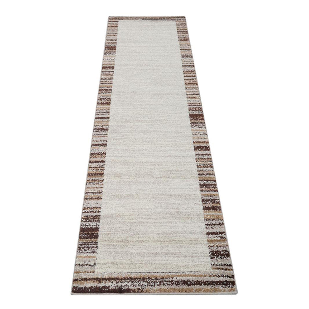 Modern Minimalism Ivory Polypropylene Rug