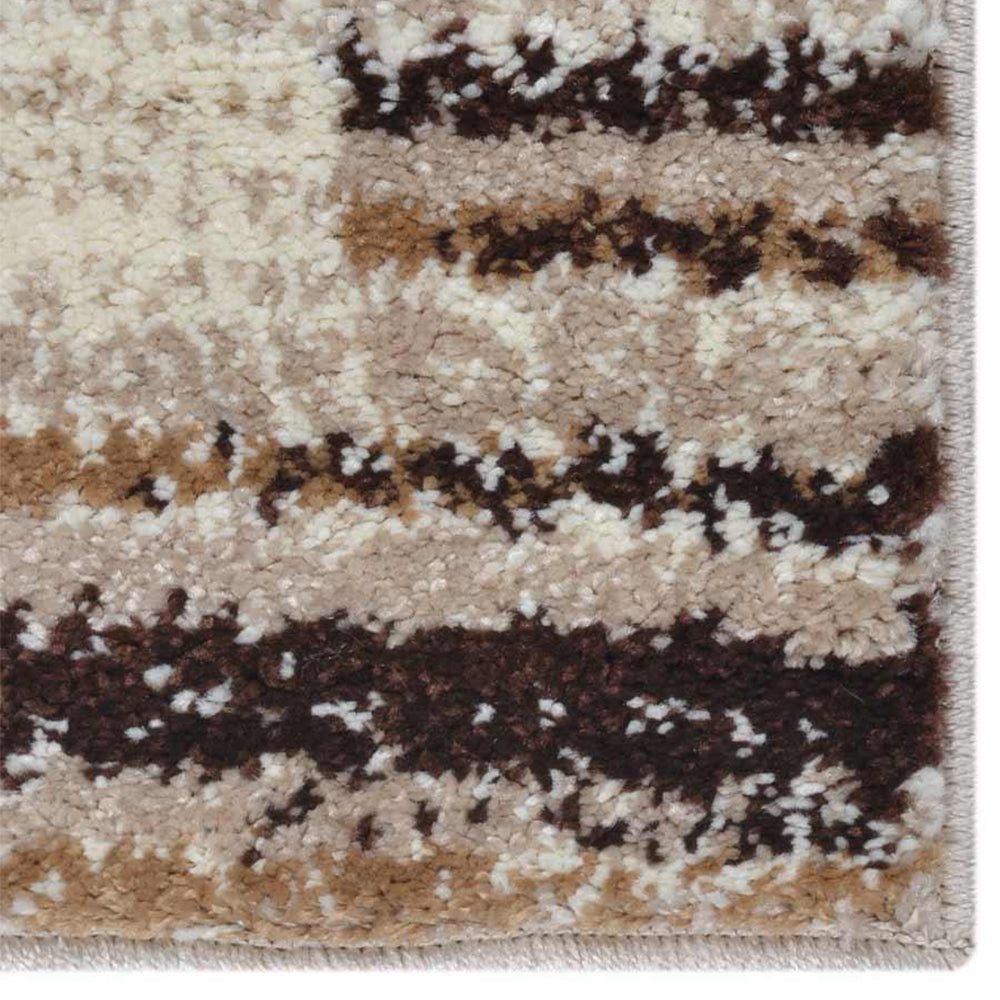 Modern Minimalism Ivory Polypropylene Rug