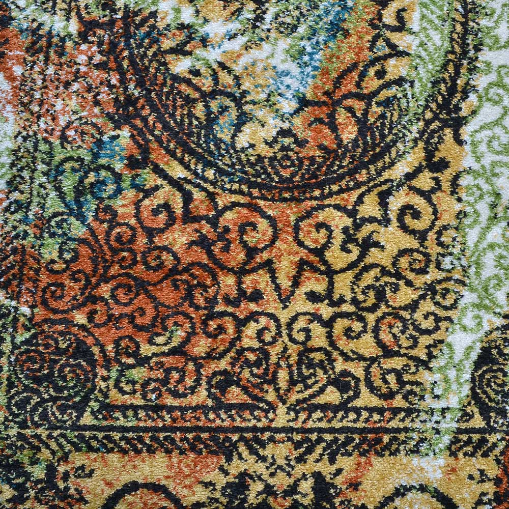 Whirlwind Machine Woven Polypropylene Rug
