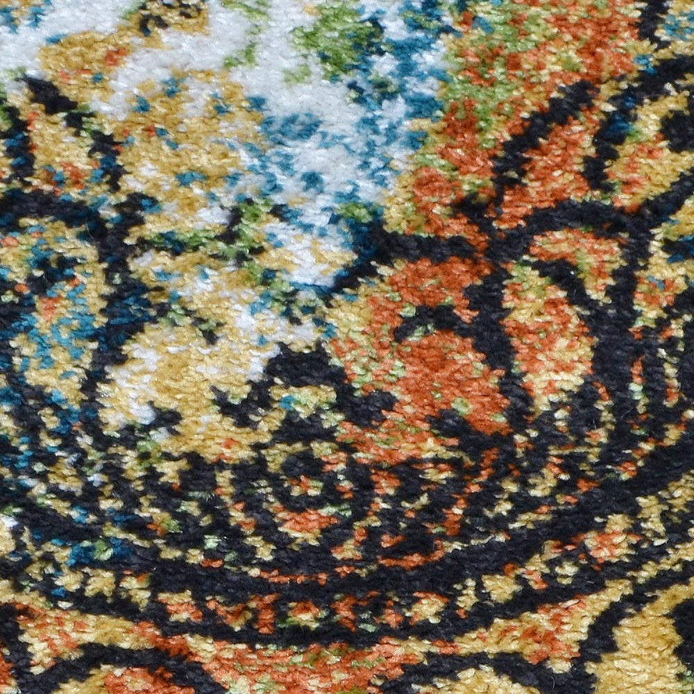Whirlwind Machine Woven Polypropylene Rug
