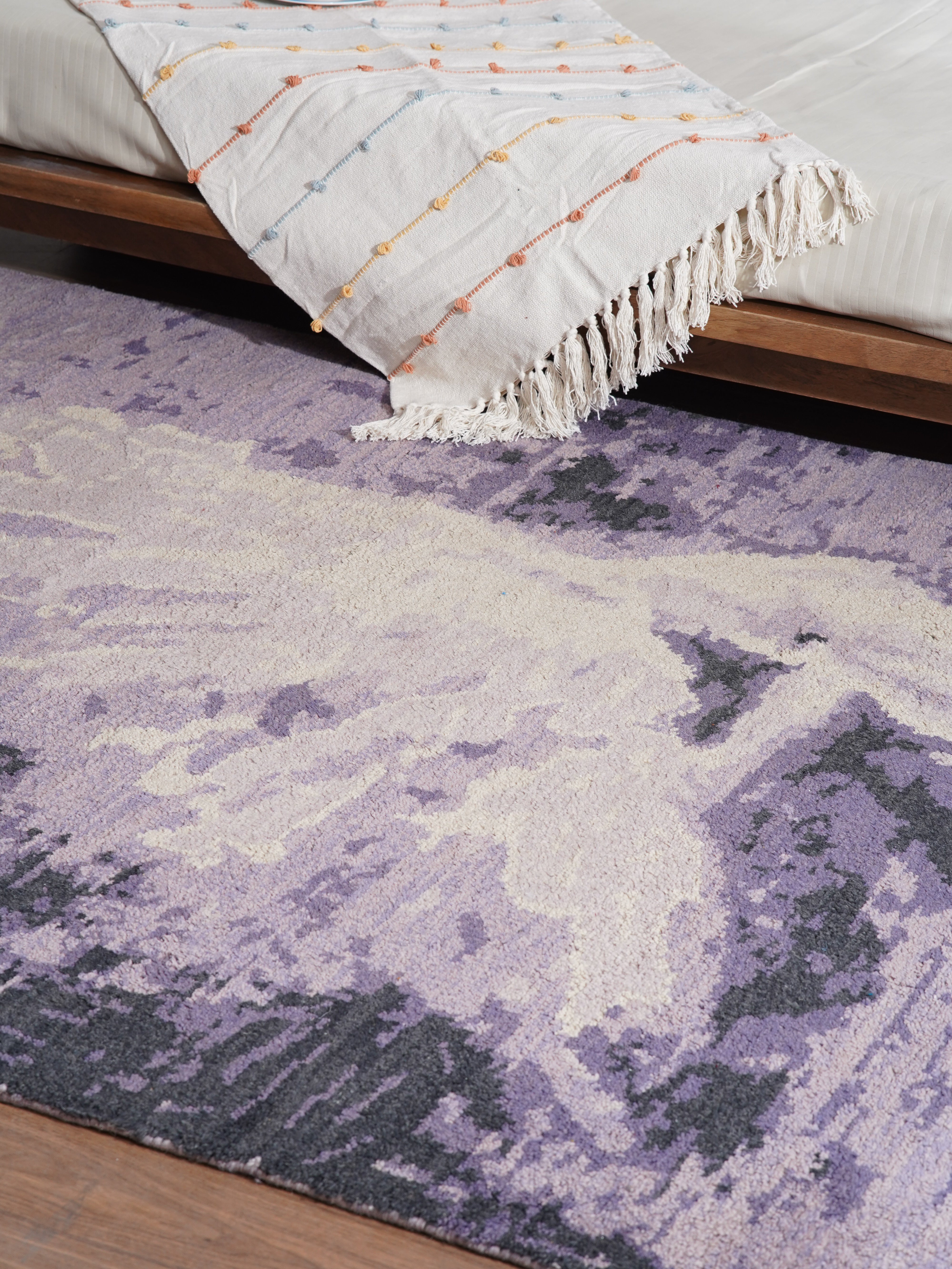 Ballerina Hand Knotted Wool Area Rug