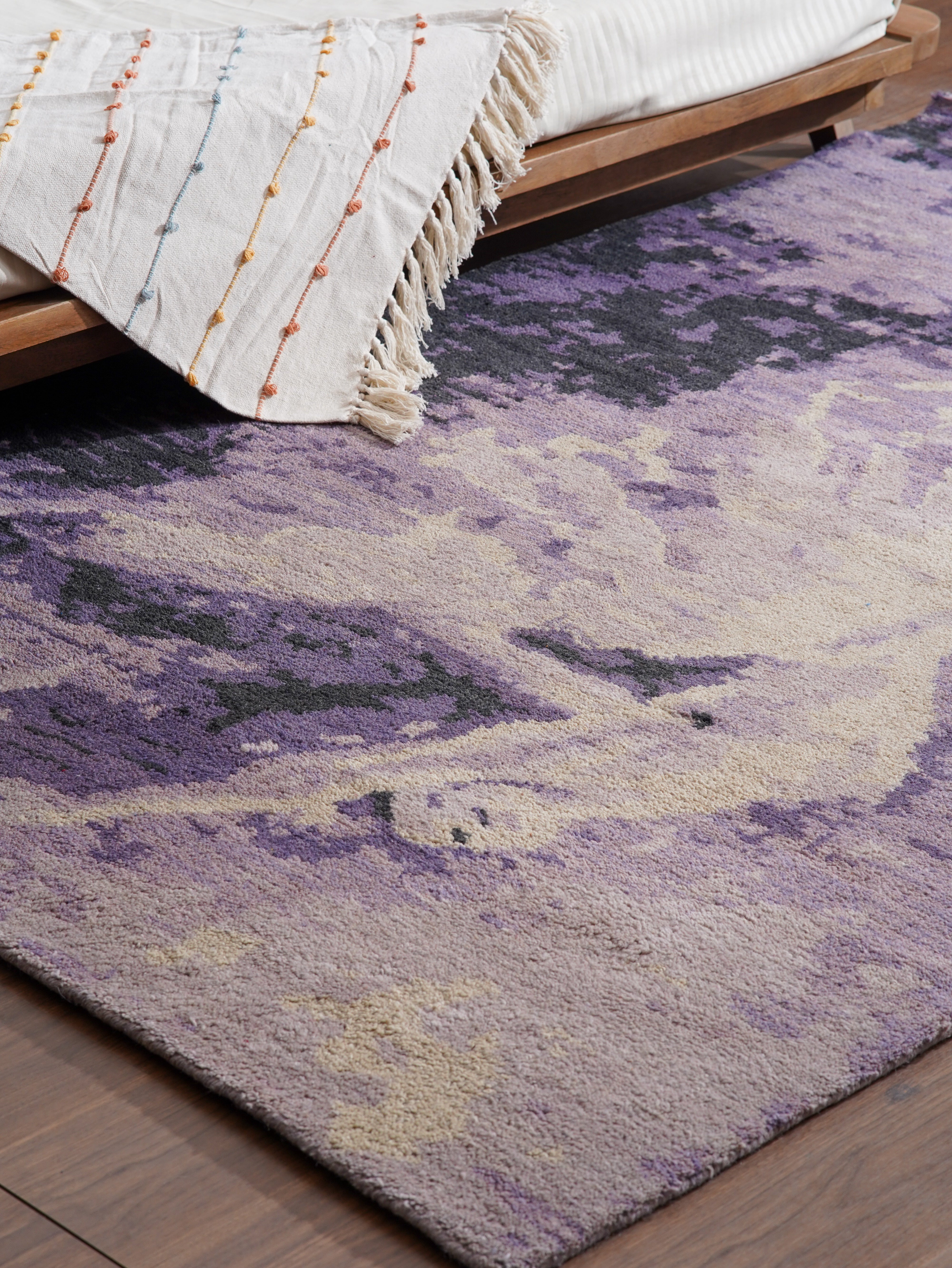 Ballerina Hand Knotted Wool Area Rug