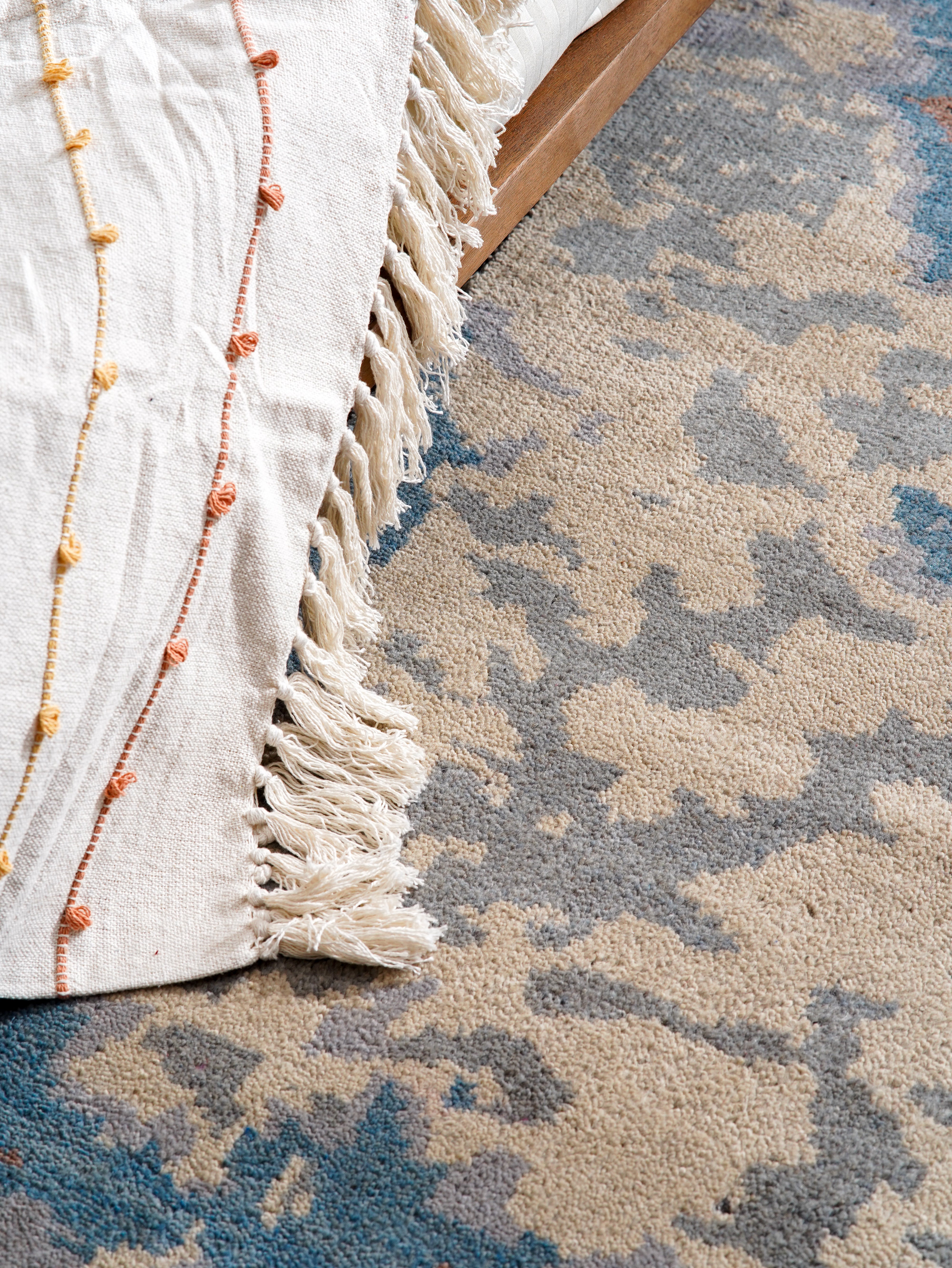 Ethereal Hand Knotted Wool Area Rug