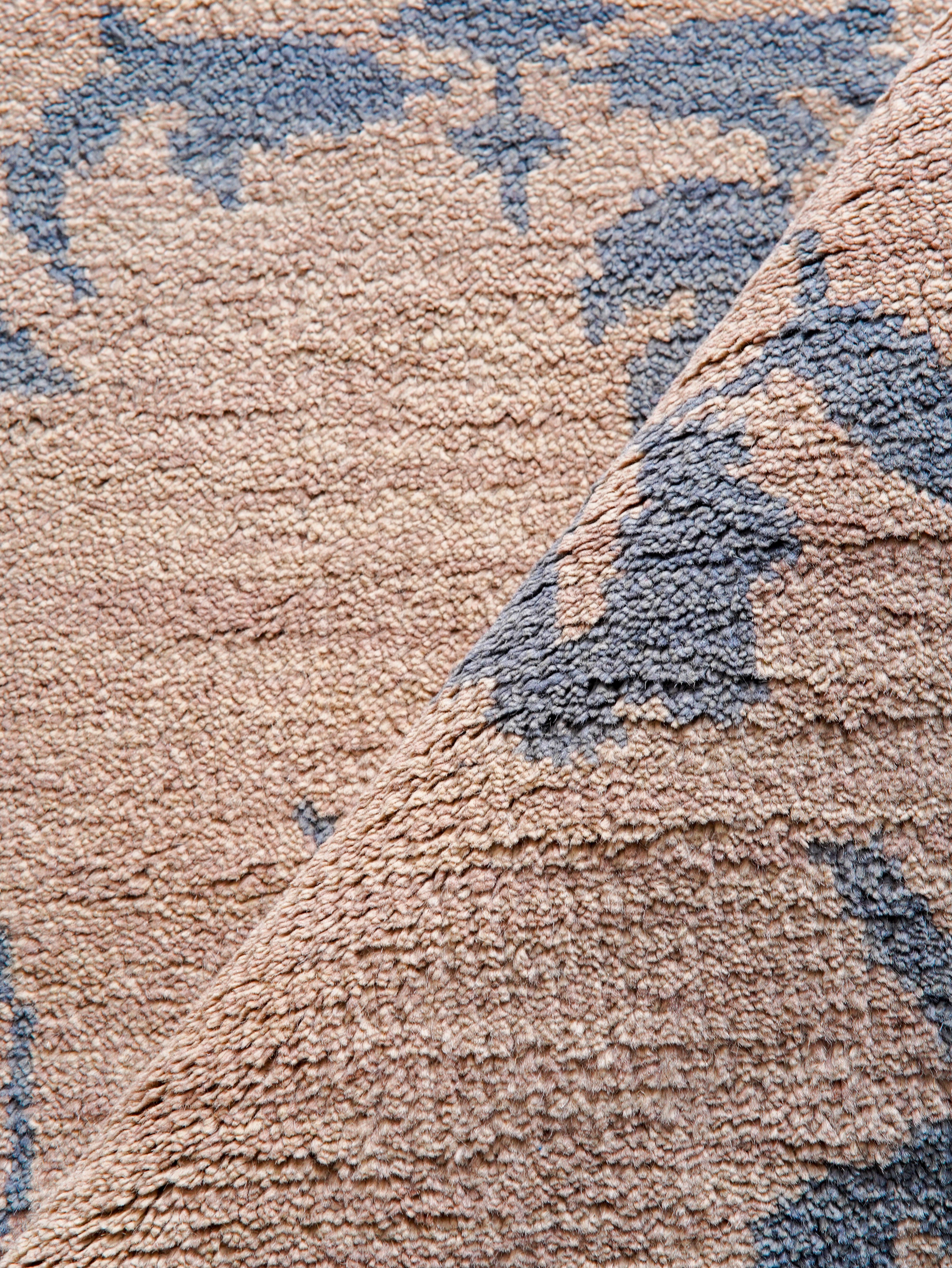 Bleu Hand Knotted Wool Rug