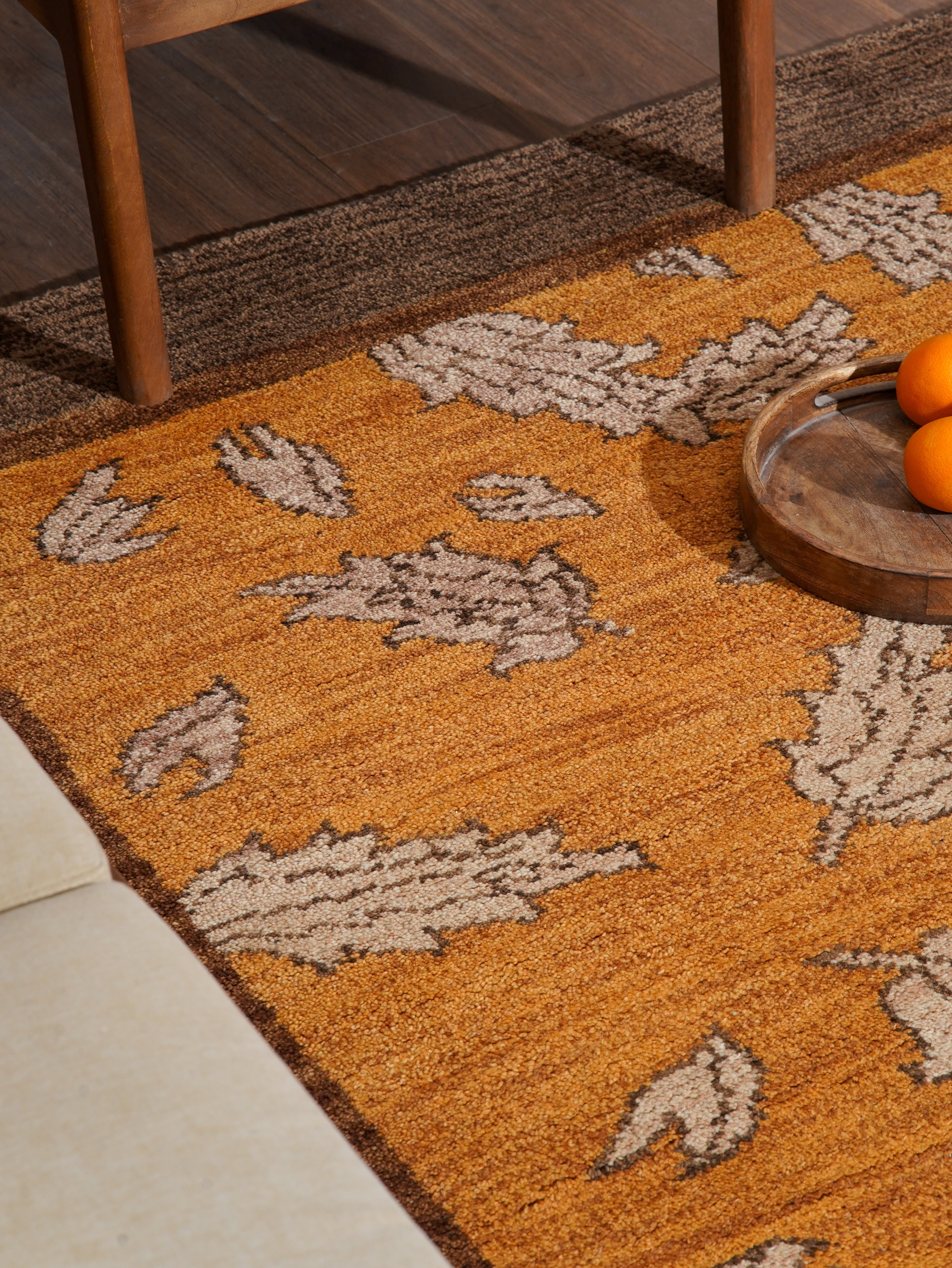 Eklavya Hand Knotted Wool Area Rug