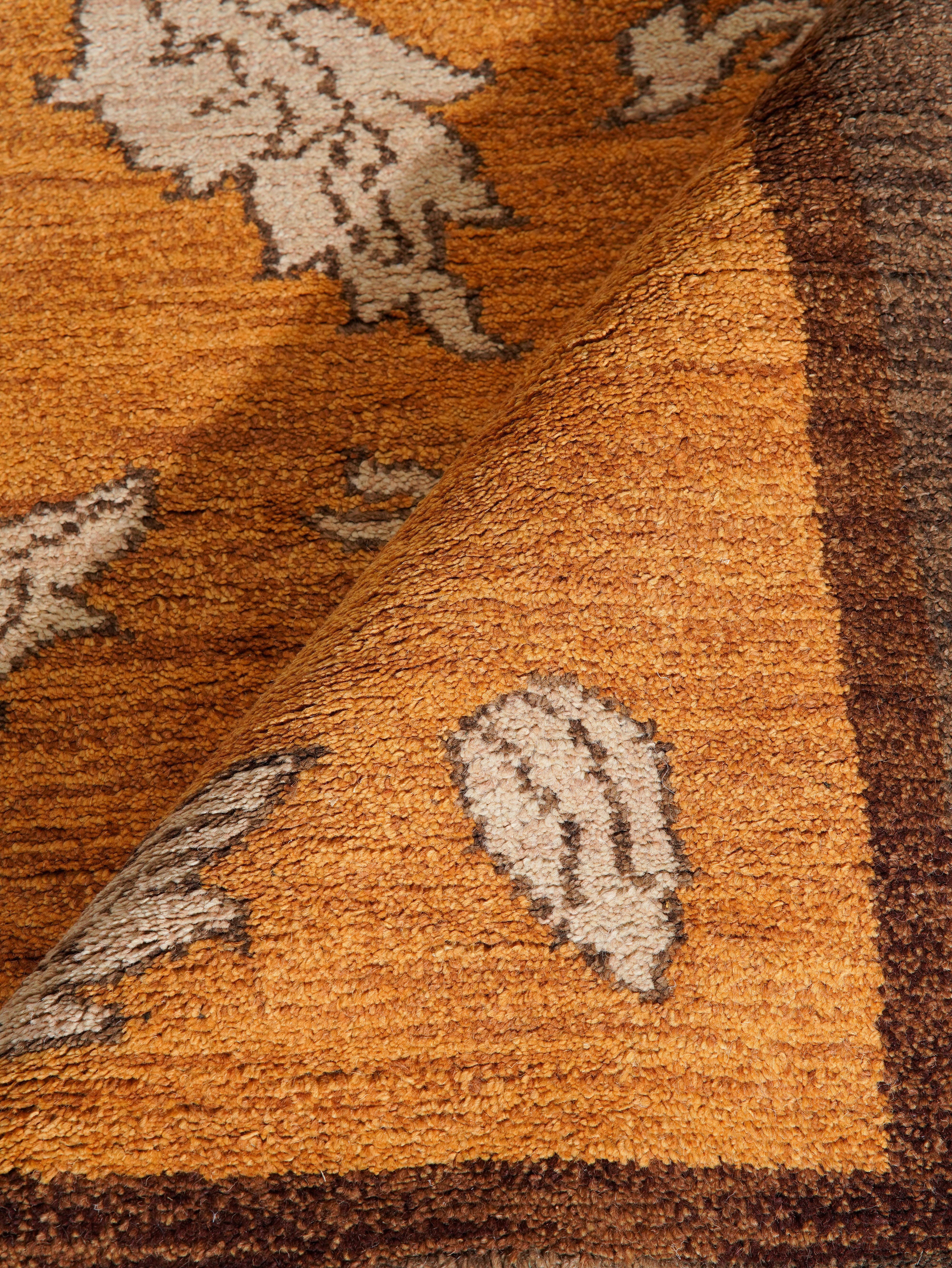 Eklavya Hand Knotted Wool Area Rug