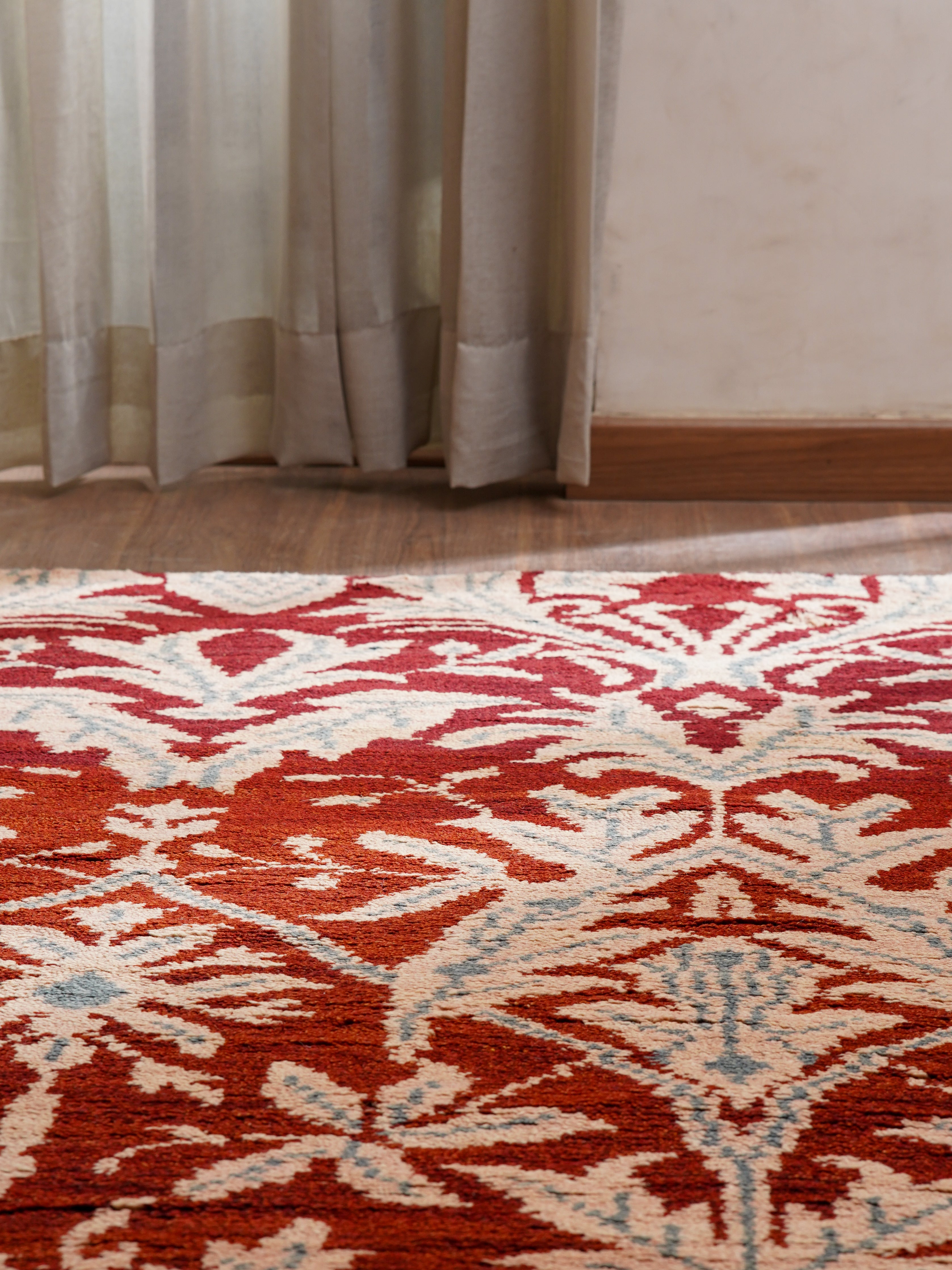 Dhruv Hand Knotted Wool Area Rug